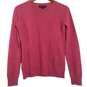 TAHARI 100% 2 PLY CASHMERE Pink Sweater Size‎ XS Women